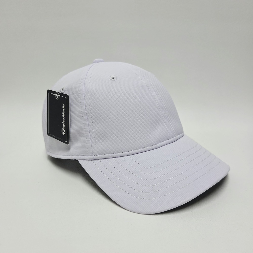 TaylorMade Performance SPF 50+ Hat Womens Adjustable White Golf Cap NEW